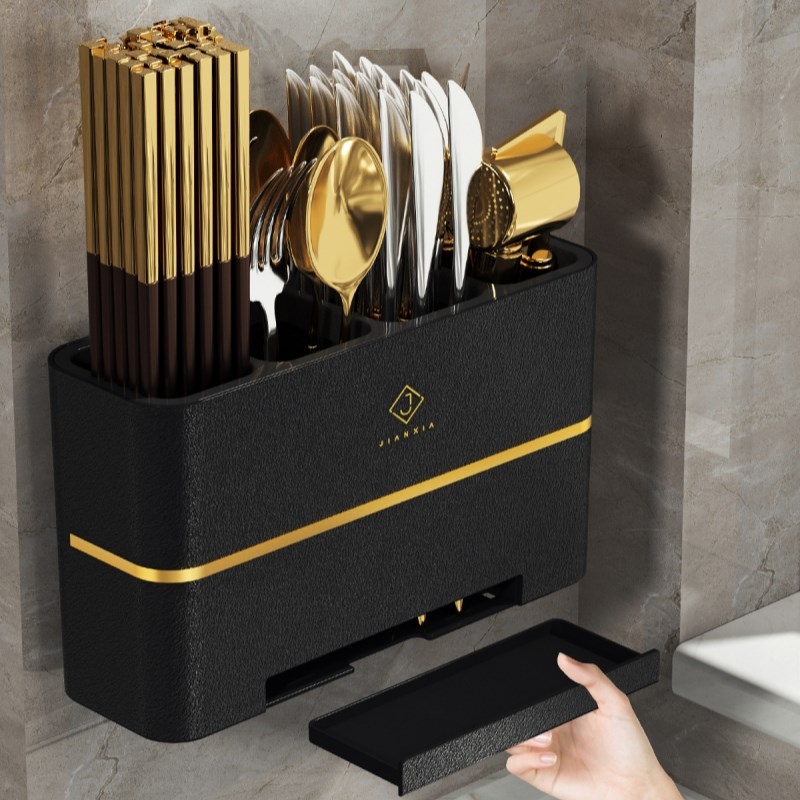 筷子筒壁挂式高档新款家用厨房y快子勺子置物架筷篓筷笼筷子收纳