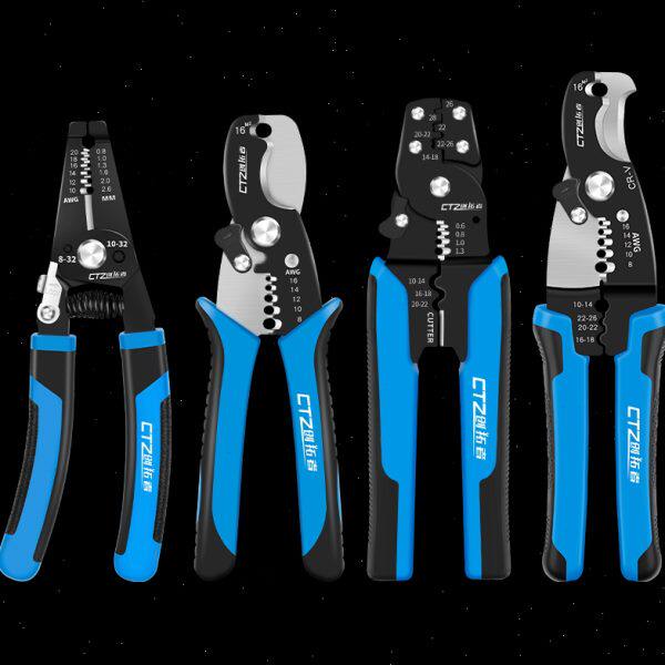 剥线钳电工专用拨线钳多功能工具分线接线钳子剪线钳剥皮神器