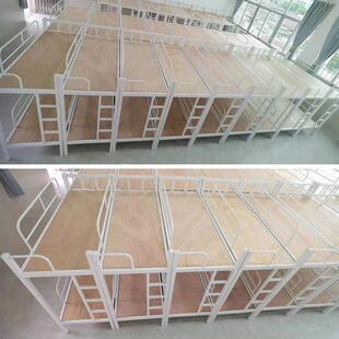 小学生托管班床午睡床辅导班双层上下床铺午托铁艺儿童床幼儿园床