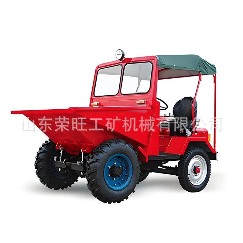 柴油前卸式翻斗车建筑工程工地混凝土自卸运料运输四轮前卸车