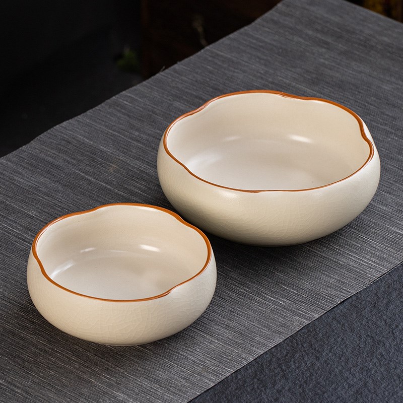 水培花盆大号陶瓷水仙花睡莲碗莲铜钱草无孔水养粗陶花盆