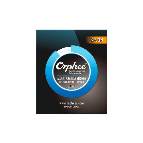 Orphee奥路菲琴弦民谣吉他弦手感顺滑音质浑厚防锈涂层吉他弦一套