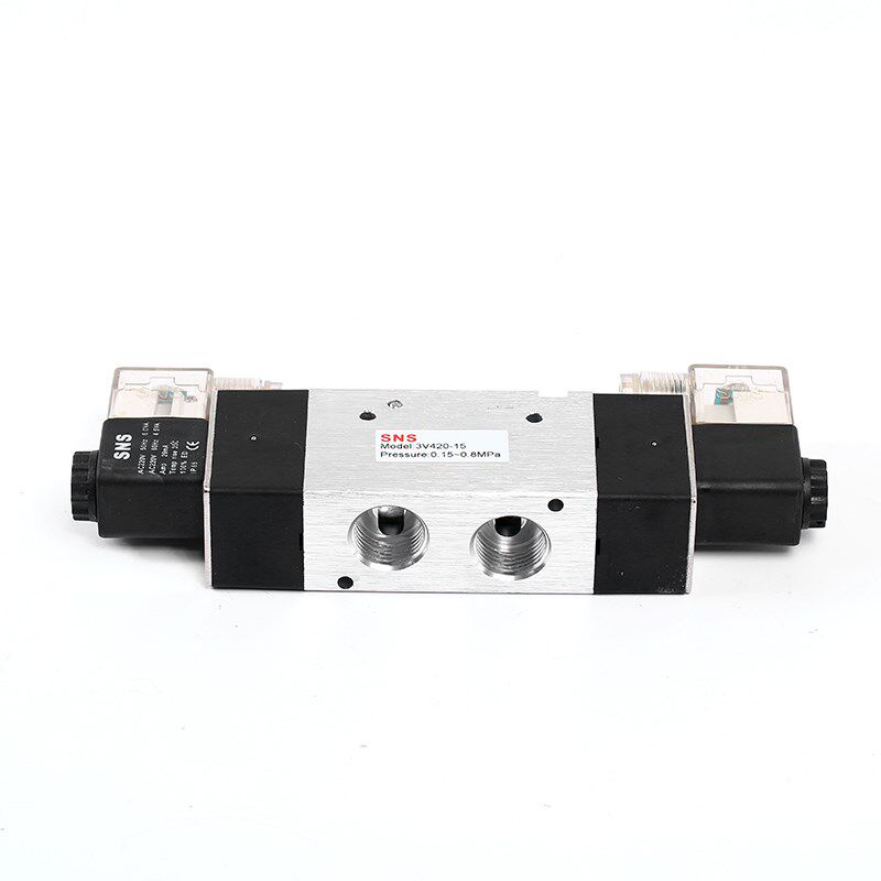 神驰SNS电磁3v120-06气动开关12v气220v二位五通24v控制器