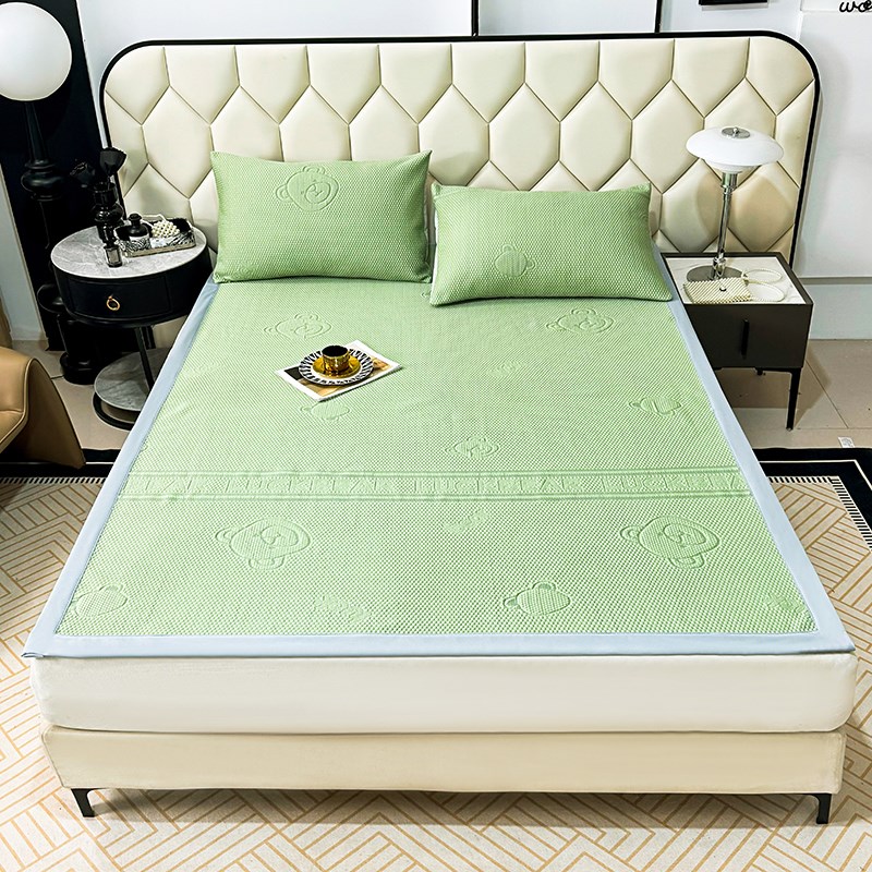 a类冰丝凉席豆豆席亲肤凉感夏天透气2025新款床垫学生宿舍三件套3