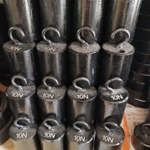 钢制单钩N牛顿力制k砝码测试拉力砝码5N10N20N100N200N500N