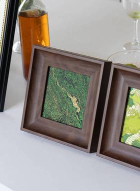 山白手作|中古风客厅茶几装饰画 画挂画 画饭厅卧室玄关法式刺绣