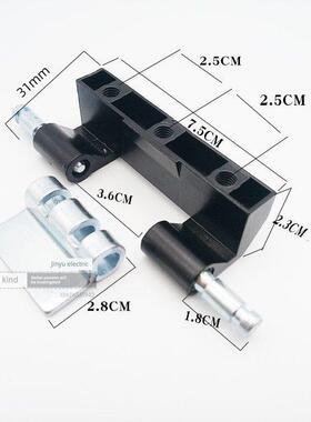 Cl201-1电箱柜门隐藏铰炼h011柜门隐藏铰炼Ms201-2可拆卸焊接黑色