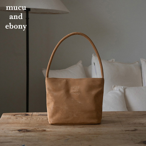 【张慧雯同款】mucu and ebony刺绣单肩包女复古通勤小方包手提包
