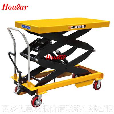 双叉1.PTS10005吨手踩动平平降台车剪叉升车脚液压升降台车1500