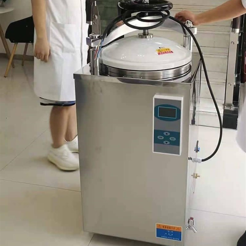 35升不锈钢消毒锅 LS-35HD液晶显示高压蒸汽灭菌锅 手轮式灭菌器