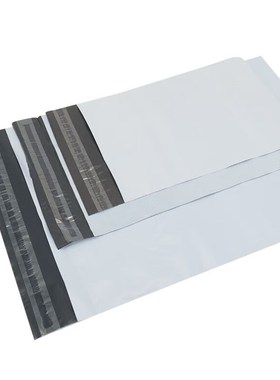 冰禹白色加厚快递袋子新料加厚塑料包装袋物流防水打包袋60*70cm(