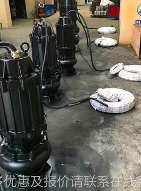 底潜排水泵150145-9-7.5立防爆吸污水式污物WSN潜污泵单吸污泵