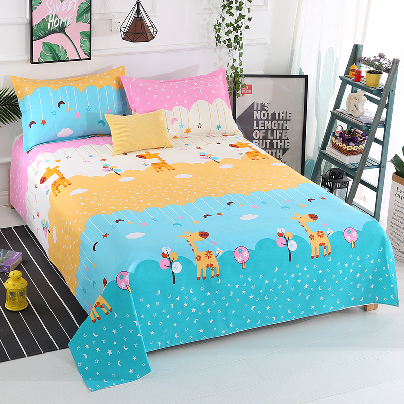 床单单件老d粗布粗棉床单加厚加密帆布特厚宿舍床单人双人被单亚