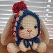 成品垂耳兔玩偶祖母格毛线包挂件装 饰钥匙送男女朋友可爱创意礼物