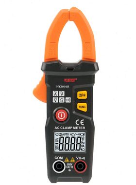 华谊HY2016A手持式交流数字钳形表钳型电流万用表200A电流钳形表