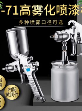 荣陈W-71喷枪 油漆喷抢 喷漆工具家具汽车面漆喷壶气动喷漆枪