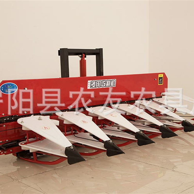 前置玉米秸秆艾草辣椒大豆棉花收获割台割晒机手扶车带油菜收割机