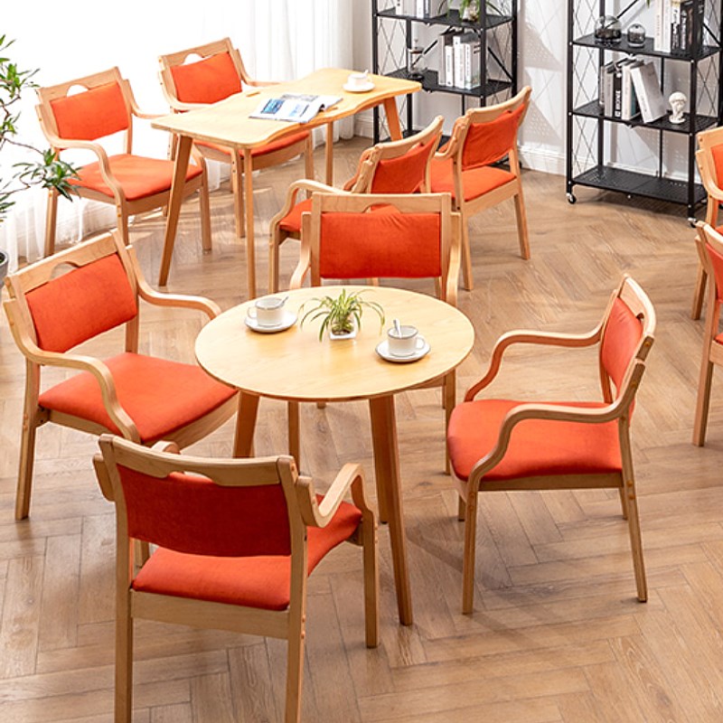 养老适老桌椅社区敬老院养老院老年公寓家M用养老桌椅休闲组合餐