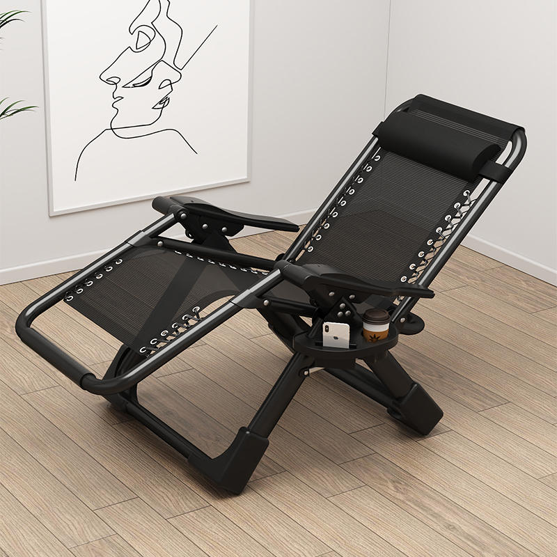 现货懒人沙发可躺可睡躺椅折叠午休阳台家用休闲椅子午睡床靠背凉