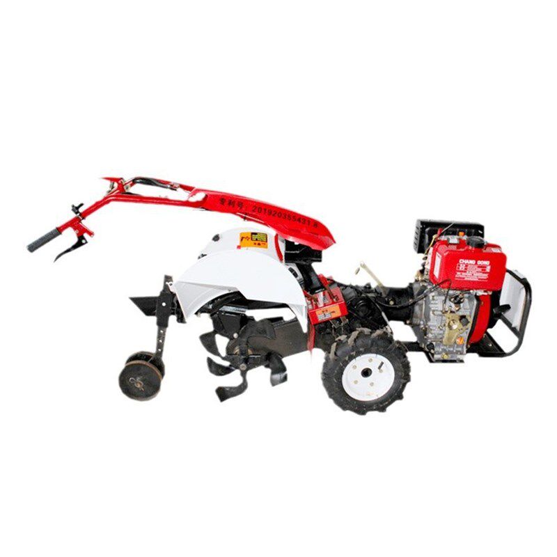 多功能微耕机四驱旋耕机小型手扶耕地机开沟起垄翻土机农场除草机
