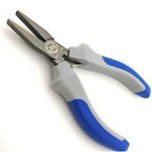 铅坠压钳铅皮专用平头拉线平口钓鱼绑钩钳扁嘴无牙钢丝钳尖嘴弯头