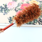 家用鸡毛掸子不掉毛车用扫灰除尘汽车清洁壁纸禅子可水洗卫生工具