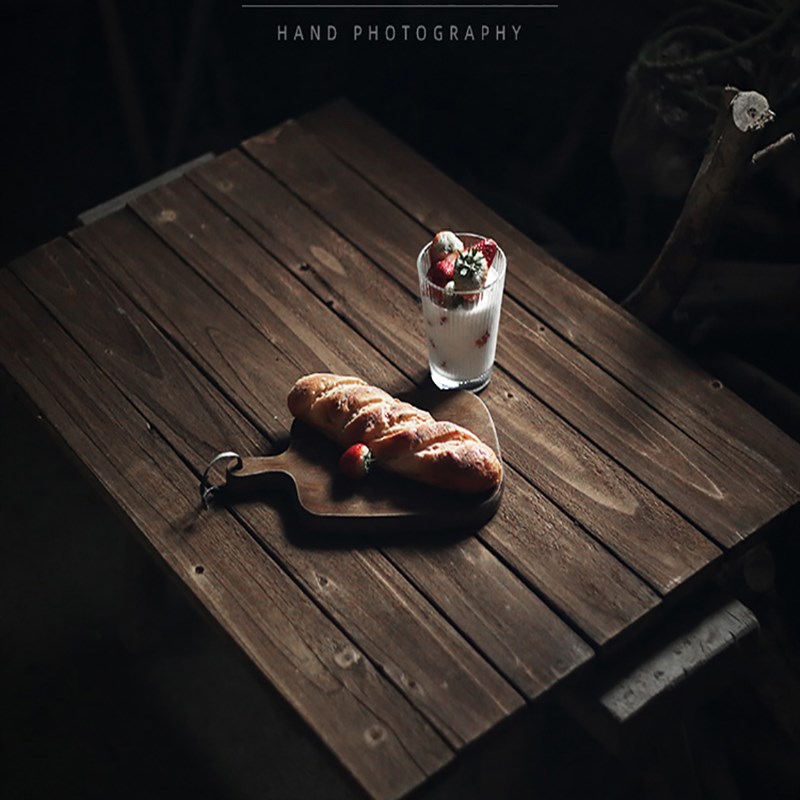 做旧实木老木板背景板复古美食摄影背景拍照桌面场景道具碳化门板