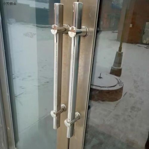 加厚钢化玻璃门把手玻璃门拉手扶手大门大拉手孔距可调不锈钢手.