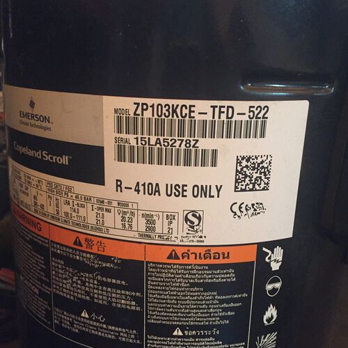 全新谷轮压缩机ZP103KCE-TFD-522 VP103KSE-TFP-522 ZP104KCE-TFD