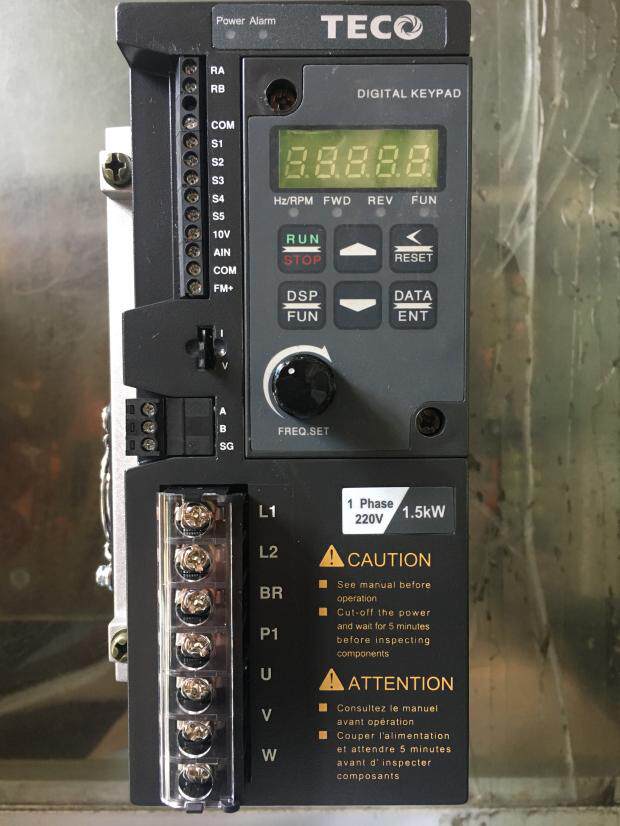 TECO台安科技(无锡)变频调速器S310-202-H1BCD 1.5KW 单相220V