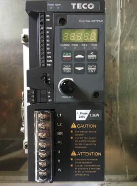 TECO台安科技(无锡)变频调速器S310-202-H1BCD 1.5KW 单相220V
