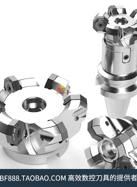 ONMU080608铣刀盘 双面八角 大切深重切削 快进给 45度刀盘 F45NM