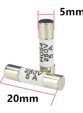 5x20 R054 RO54 陶瓷保险丝管 保险丝 250V 熔断器 保险芯 5*20mm