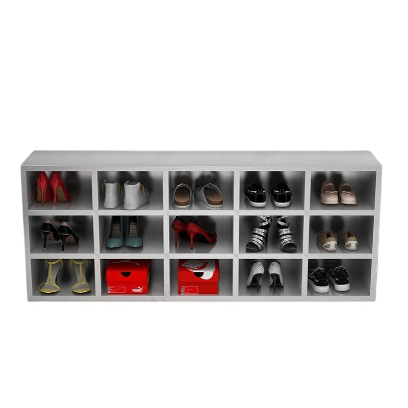 304不锈钢员工鞋柜更衣室多格单双面换鞋凳无尘车间储物鞋柜厂家/