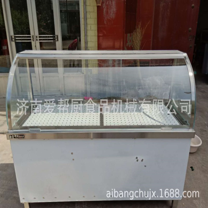 商用快餐不锈钢保温售饭台 二格三格四格五格六格 电热保温打饭台