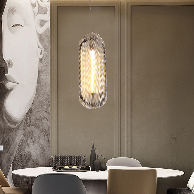 北欧样板房吧台LED灯具 创意艺术书房灯饰简约设计师客厅餐厅吊灯