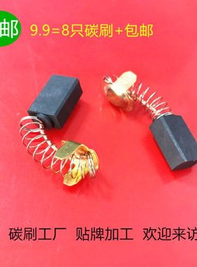 适用锐奇9518E 9718E抛光机9725 9750砂轮5637电圆锯碳刷431007B