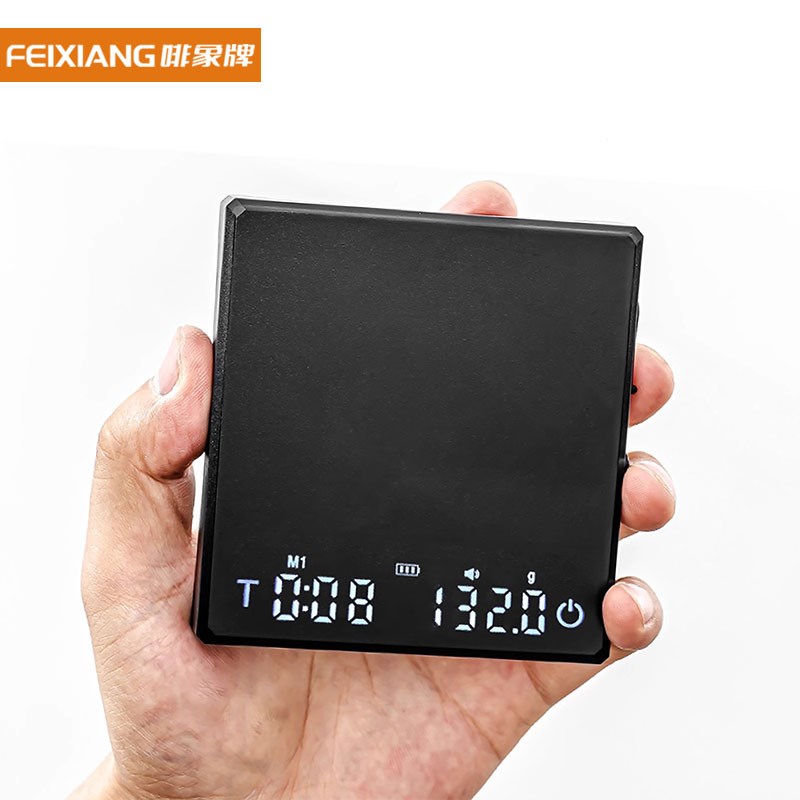 COFFTIME啡象牌手冲咖啡电子秤迷G你智能计时快速去皮重意式咖啡