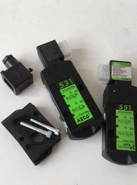 ASCO电磁阀SCG551A001MS/531C001MS/531C017MS两位五通换向阀气控