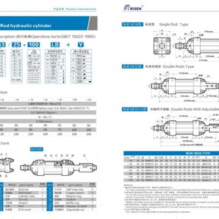 HRO HSG系列轴心油封配件 RISEN日森油压缸