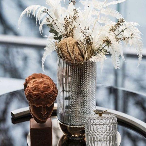 轻奢北欧电镀玻璃花瓶样板房摆件家居电视柜餐桌插花组合装饰摆件,家居饰品,家饰软装搭配套装,淘宝优惠券,粉丝福利购,淘宝优惠卷