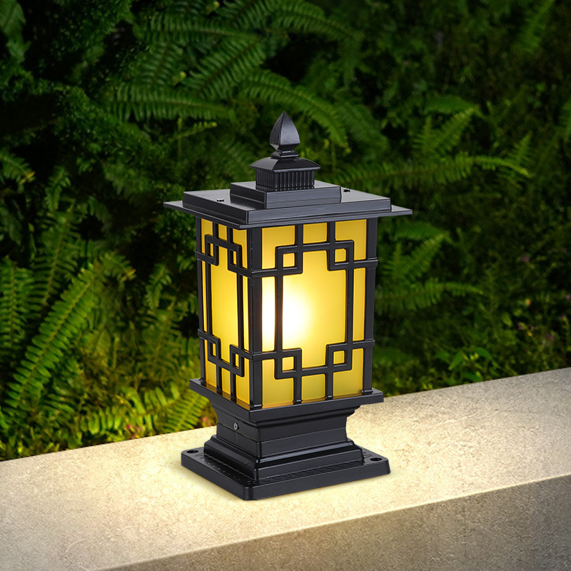 柱头灯户外围墙灯花园别墅门柱灯大门灯室外庭院柱子灯防水LED