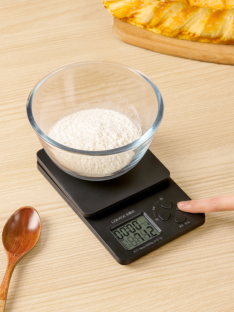 克数秤厨房克称家用食物秤小型烘焙计时称克电子秤电子称