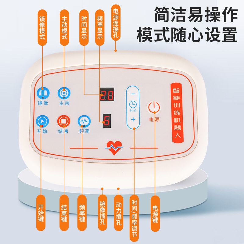 手指康复训练器材锻炼手套分指五指屈伸展功能气电动机器手部