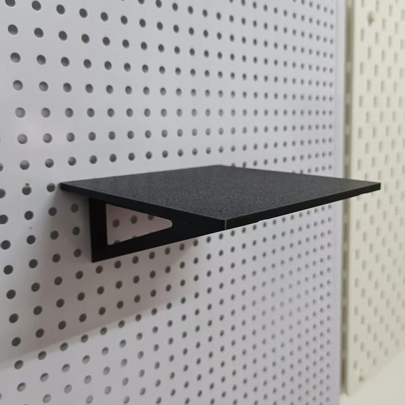 16 25孔距 圆孔洞洞板配件平板置物架托盘隔板架音箱收纳平台支架