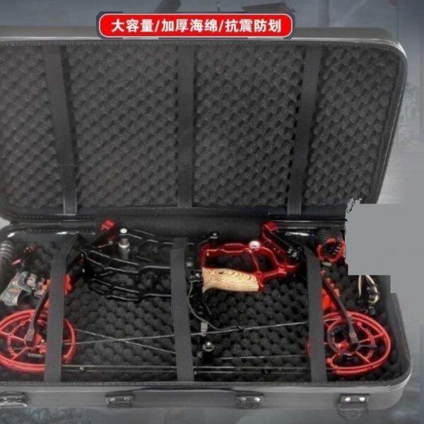 复合弓收纳箱防水硬壳户外箱短轴弓箱抗压恶棍弓箱三角弓收纳箱包