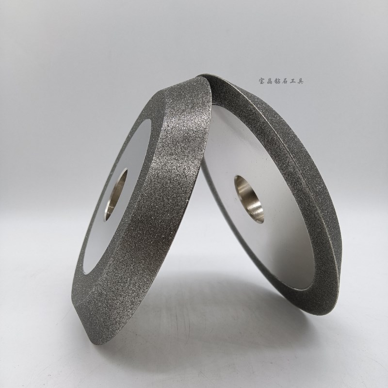 电镀单斜边合金砂轮钨钢锯片开槽修齿铸铁打磨片一片包邮定制砂轮