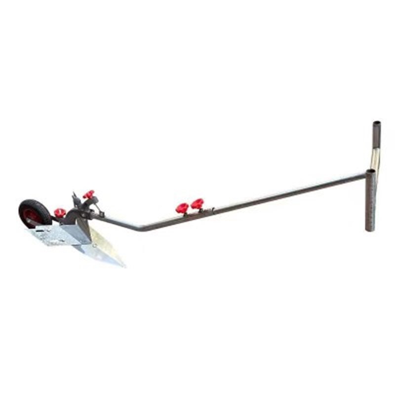 新款人力手拉犁开沟器小型农用开沟犁微L耕起垄铧式犁耕地起垄机