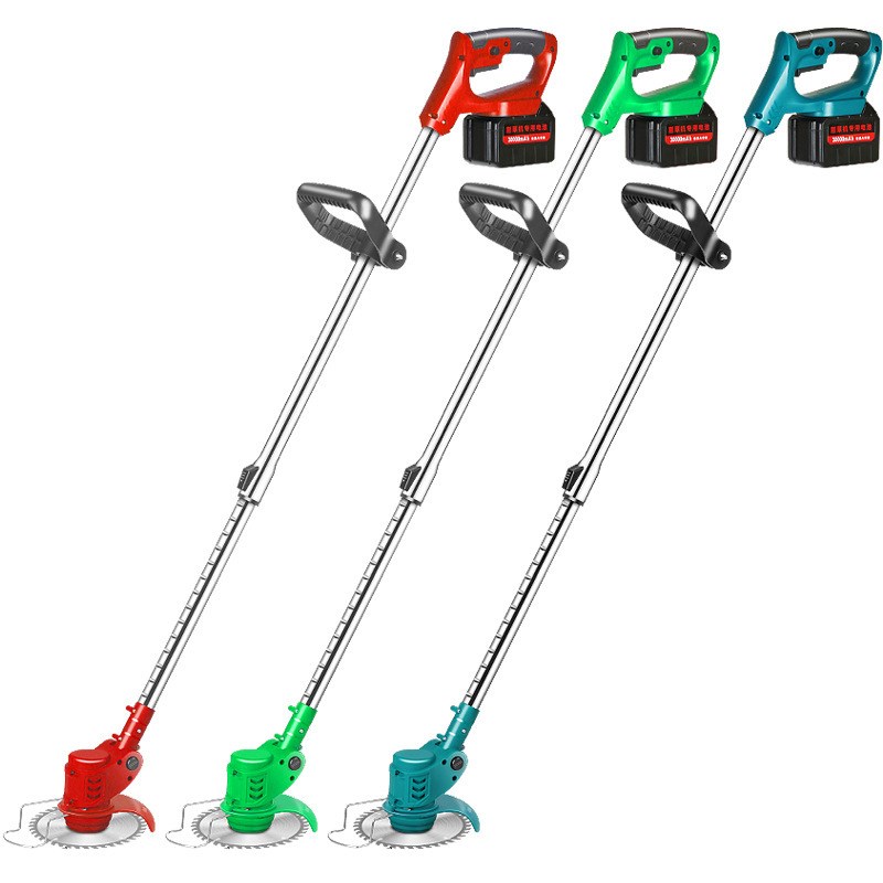 新款电动割草机收割除草u机树枝杂草玉米稻谷打草机大功率电动