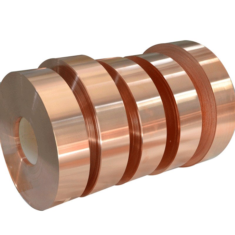 t1高纯度紫铜带紫铜箔变压器铜带散热器片tu1无氧铜紫X铜带t2超薄